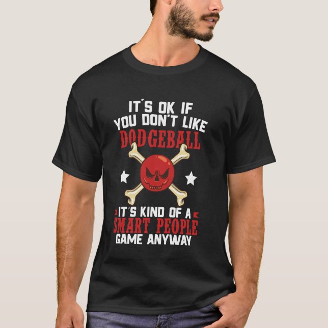 T-shirt Dodgeball Jeu Drôle Sport Jeu Balle (Devant)