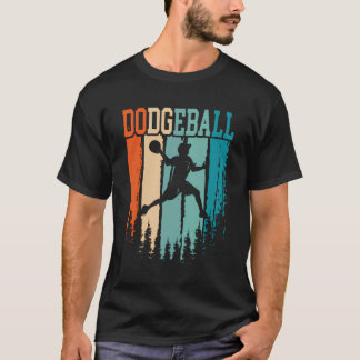 T-shirt Dodgeball Retro Vintage