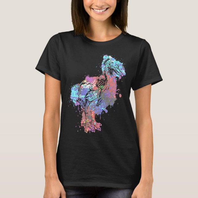 T-shirt Dodo Bird Extinction animal préhistorique Maurice  (Devant)