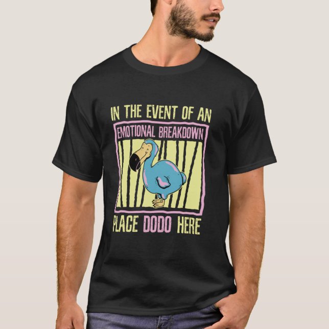 T-shirt Dodo Bird Funny Maurice Animaux Animaux Animaux An (Devant)