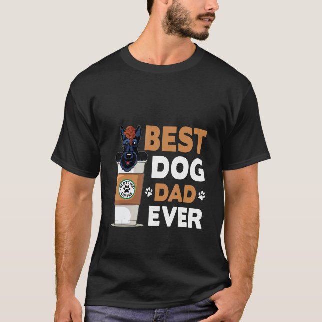 T-shirt Dog    Best Dog Dad Ever (Devant)