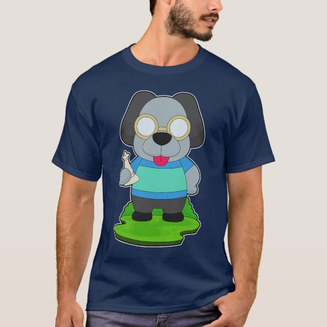 T-shirt Dog Chess piece Queen Chess (Devant)