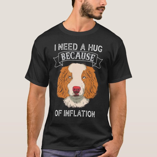 T-shirt Dog Hug    Hug    Inflation (Devant)