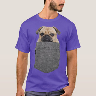 T-shirt Dog in Your Pocket T Pug