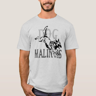 t-shirt dog malinois cheval
