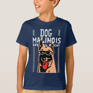 T-shirt dog malinois spécial agent