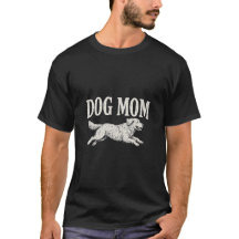 T-shirt Dog Mom – Tee-shirt Chien Vintage en Distr