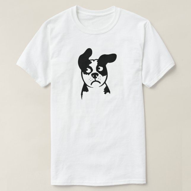 T-shirt Dog Mood Facial Expressions (Design devant)