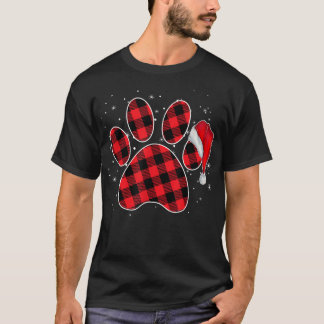 T-shirt Dog Paw Christmas Pajamas For Family Matching Outf