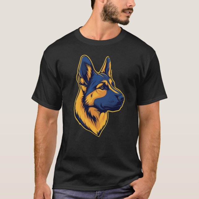 T-SHIRT DOG SHEPHERD (Devant)