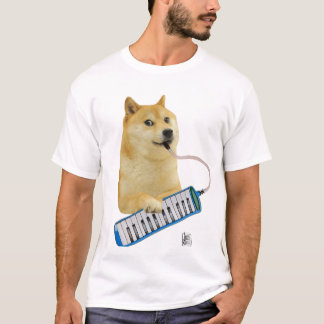 T-shirt Doge Jouer Melodica