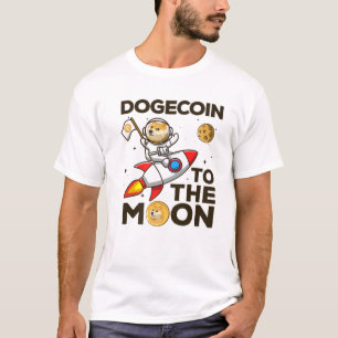 T-shirt Dogecoin À La Lune Doge Doge Doge Coin Lover Crypt