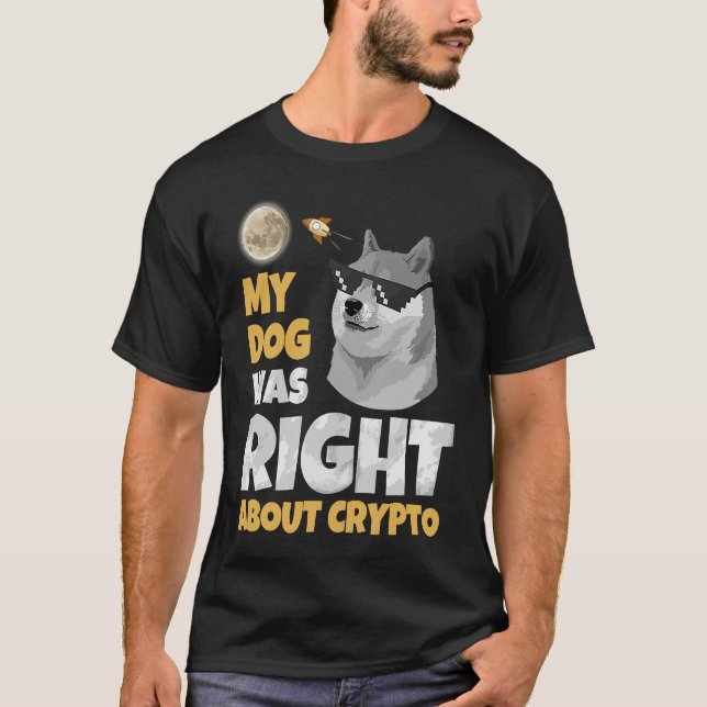 T-shirt Dogecoin Dogecoin Coin Doge Crypto Hommes Femmes (Devant)
