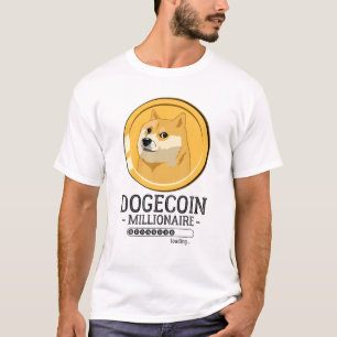 T-shirt Dogecoin drôle Millionaire HODL Doge Coin Crypto