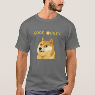 T-shirt Dogecoin Good Dogey Cryptomonnaie