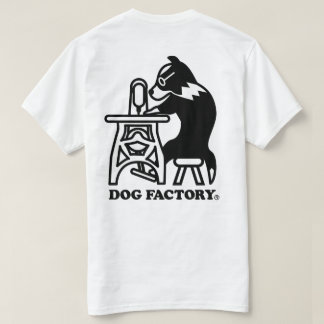 T-SHIRT DOGFACTORYロゴTシャツ（バックプリント）