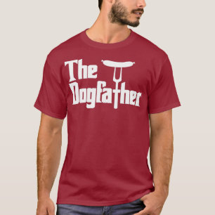 T-shirt Dogfather Hot Dog Funky Grilling Pun