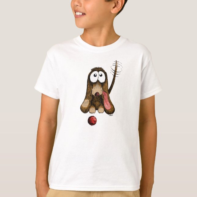 T-shirt Doggie Wanna Jouer ! (Devant)