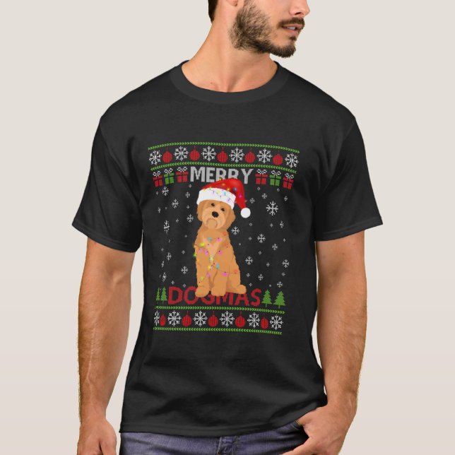 T-shirt Dogmas Joyeux Dogmas Joyeux Havanais Xmas Chien Pè (Devant)