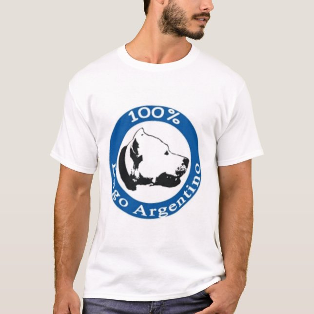 T-shirt Dogo 100% Argentino (Devant)