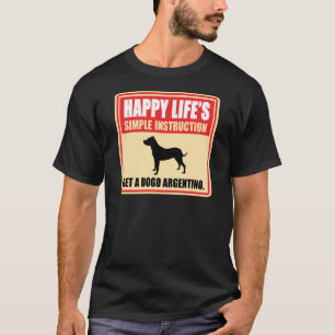 T-shirt Dogo Argentino