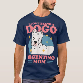 T-shirt Dogo Argentino Maman Chien Propriétaire Dogo Argen