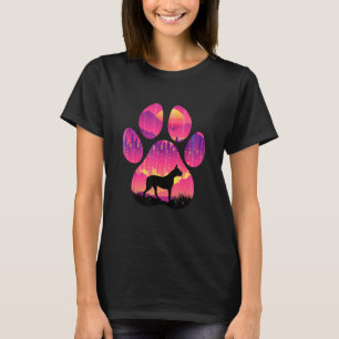 T-shirt Dogo Argentino Patte Maman Papa Chien Femmes Homme