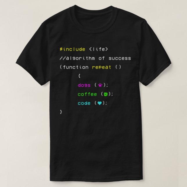 T-shirt Dogs (Design devant)