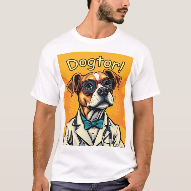 T-shirt Dogtor est là (Devant)