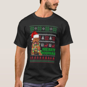 T-shirt Dogue De Bordeaux Pour Joyeux Noël Woofmas