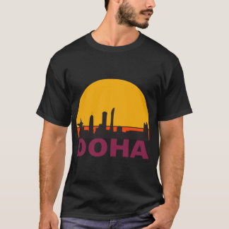 T-shirt doha retro vintage - doha qatar