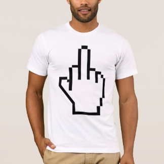 T-shirt Doigt moyen de pixel