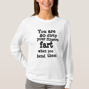 T-shirt Doigts Péteurs ligne
