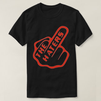 T-shirt Doigts rouge/noir