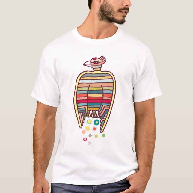 T-shirt d'oiseau mythique (Devant)
