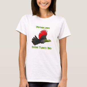 T-shirt d'oiseaux d'Afrique Knysna Turaco