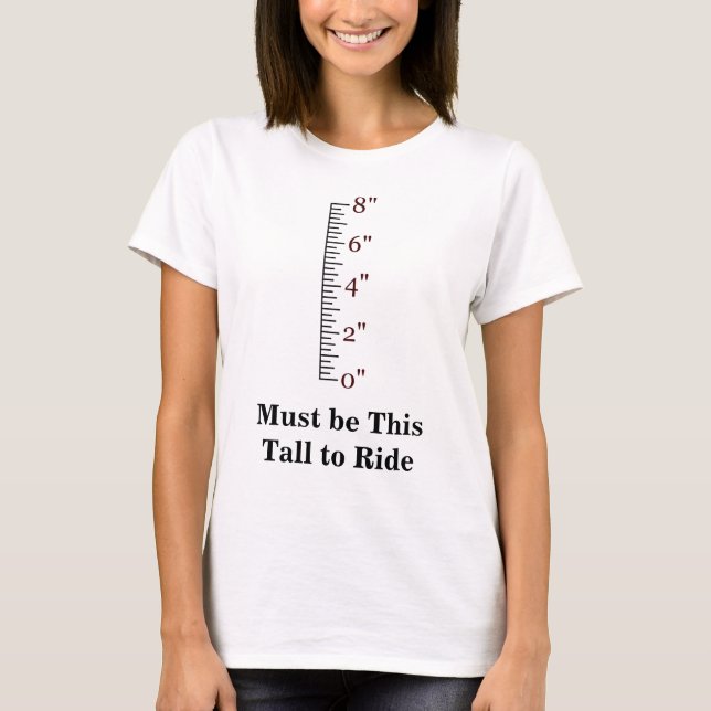 T-shirt Doit être ceci grand pour monter (Devant)
