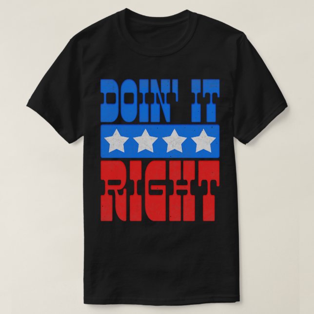 T-shirt Doit It Right Motivational Typography Design 2 (Design devant)