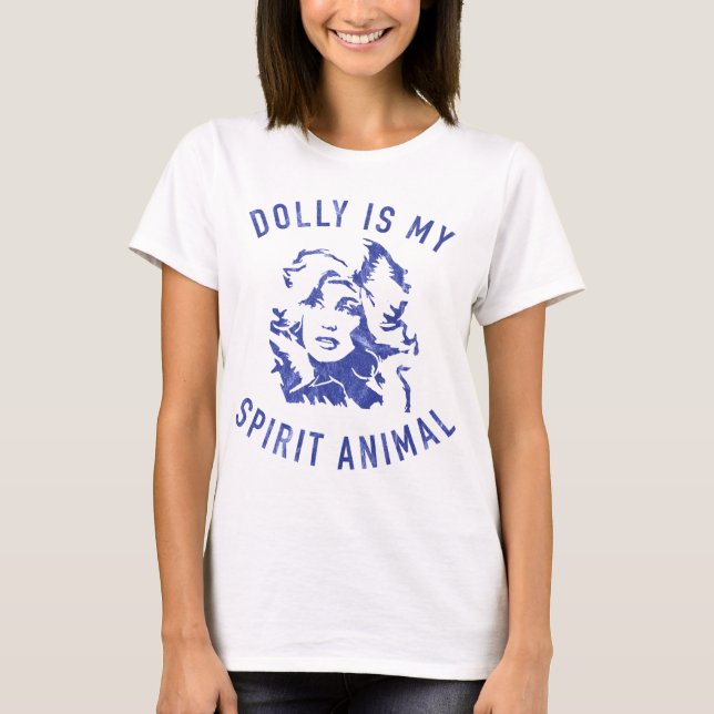 T-shirt dolly est mon animal (Devant)