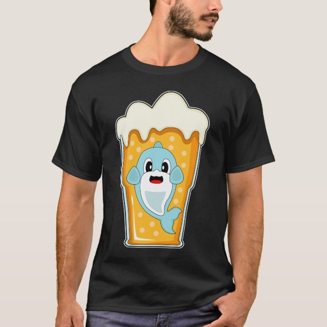 T-shirt Dolphin Beer (Devant)