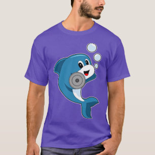 T-shirt Dolphin Fitness Haltère Sports