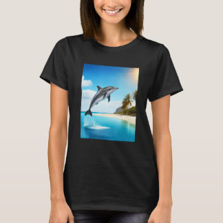 T-shirt Dolphin Jump