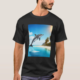T-shirt Dolphin Jump