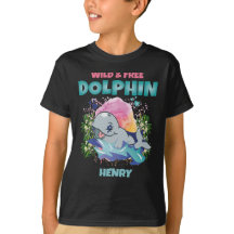 DOLPHIN SAUVAGE ET GRATUIT COLORÉ FUNNY CUTE ENFAN