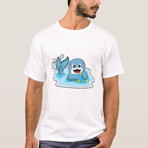 T-shirt Dolphin with Water polo