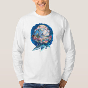 T-SHIRT DOLPHINS SOUS LA FÊTE DE PLAGE