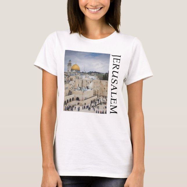 T-shirt Dôme du Rocher | Western Wall Plaza, Jérusalem (Devant)