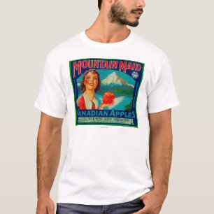 T-shirt Domestique Apple LabelCanada de montagne