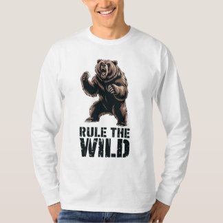 T-shirt Dominance sauvage : Puissance grinçante des grizzl