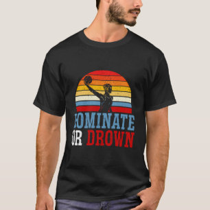T-shirt Dominez Ou Noyer L'Athlète Du Polo D'Eau